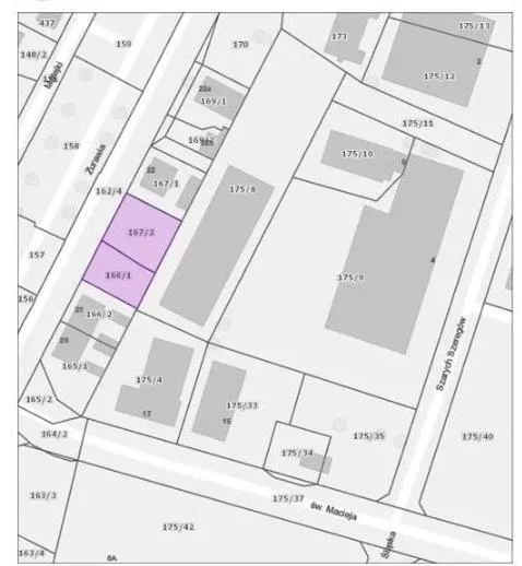 Działka 894,00 m², oferta nr , 24288, Kołobrzeg, Żurawia