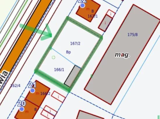 Działka 894,00 m², oferta nr , 24288, Kołobrzeg, Żurawia