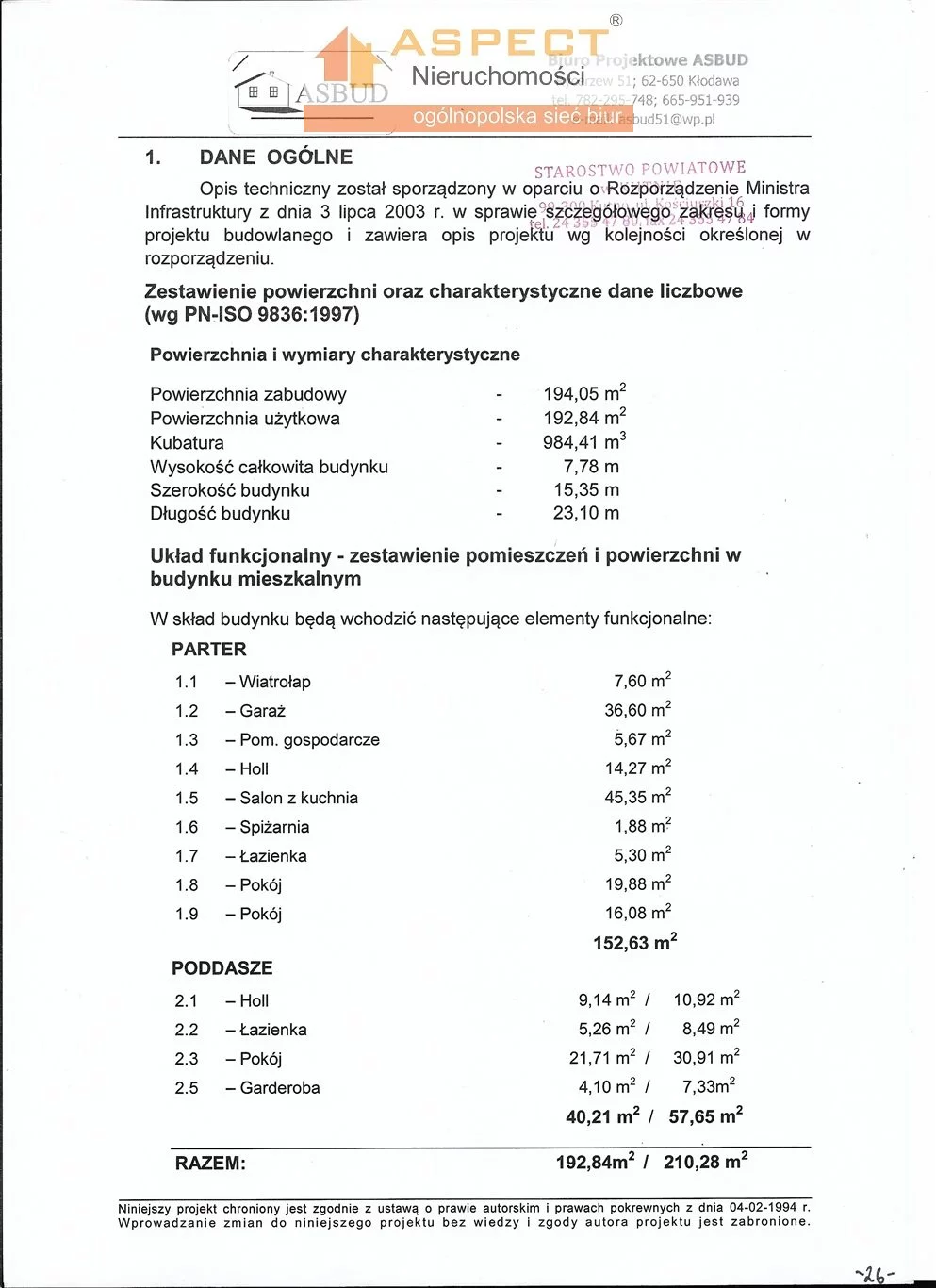 Dom 194,00 m², oferta nr , ASK-DS-49407, Kutno