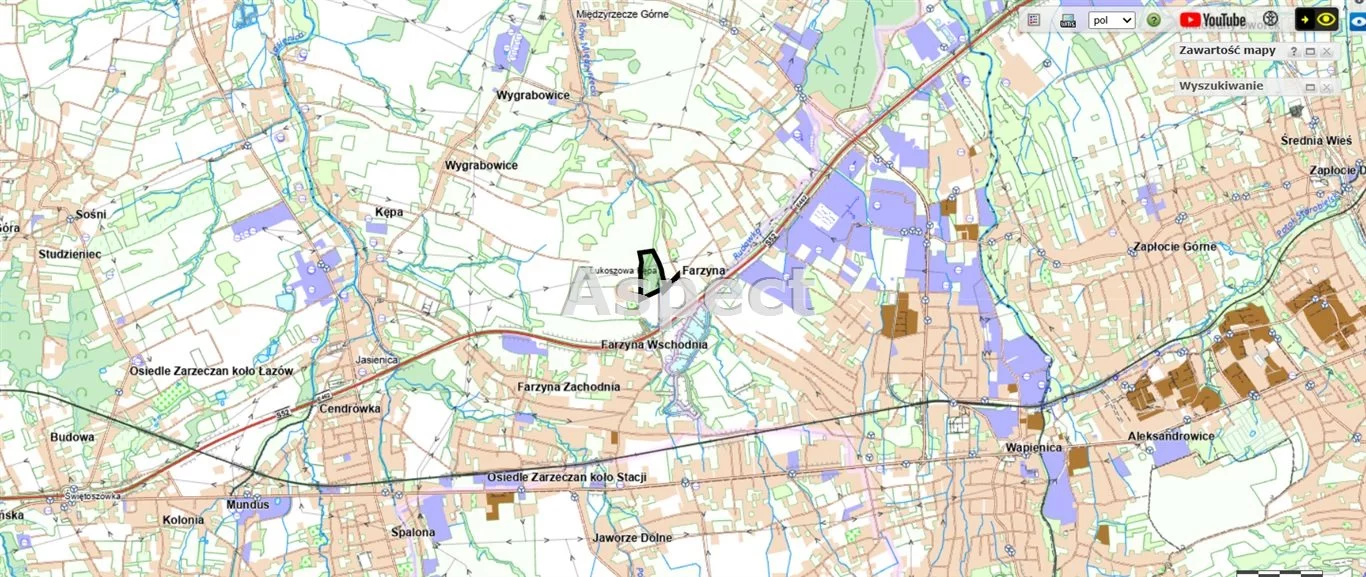 Działka 42 169,00 m², oferta nr , APK-GS-51190, Jasienica