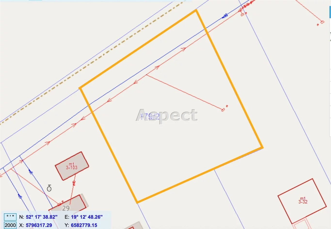 Działka 1 893,00 m², oferta nr , ASK-GS-51188, Nowe Ostrowy