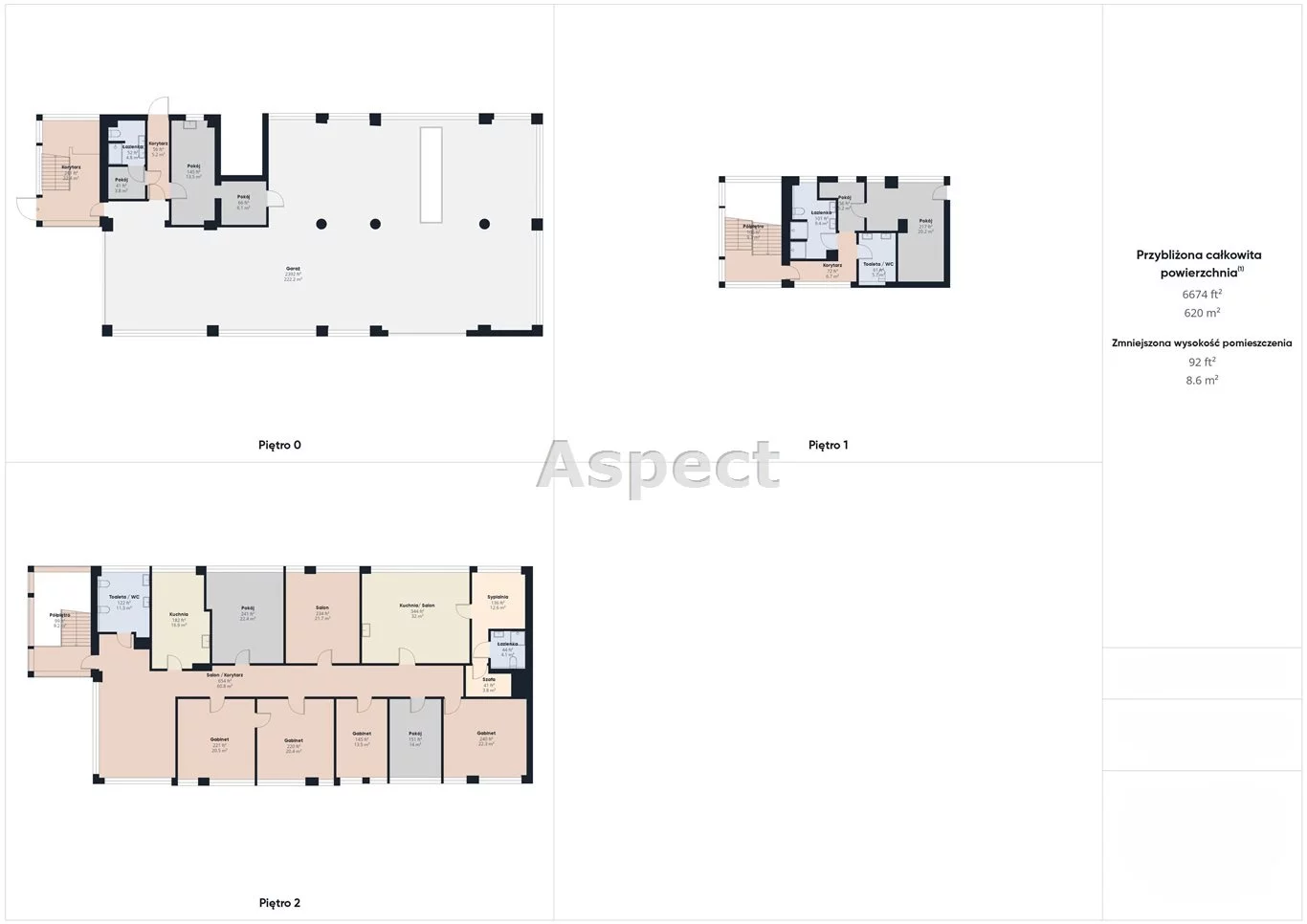 Biuro 620,00 m², oferta nr , ASB-BS-51321, Piecki