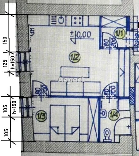 2 pokoje, mieszkanie 35,80 m², parter, oferta nr , APR-MS-50913, Bytom, Śródmieście