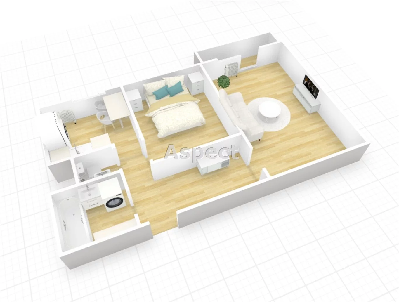 2 pokoje, mieszkanie 48,65 m², piętro 10, oferta nr , API-MS-50729, Katowice