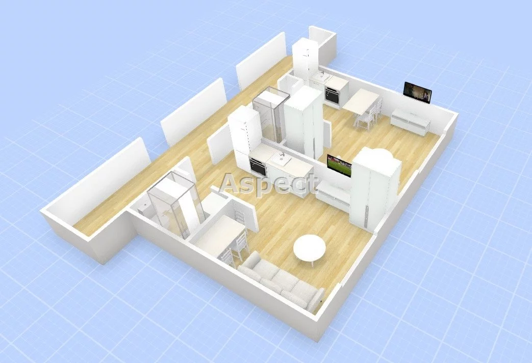2 pokoje, mieszkanie 41,80 m², piętro 4, oferta nr , AST-MS-51262, Katowice, Śródmieście