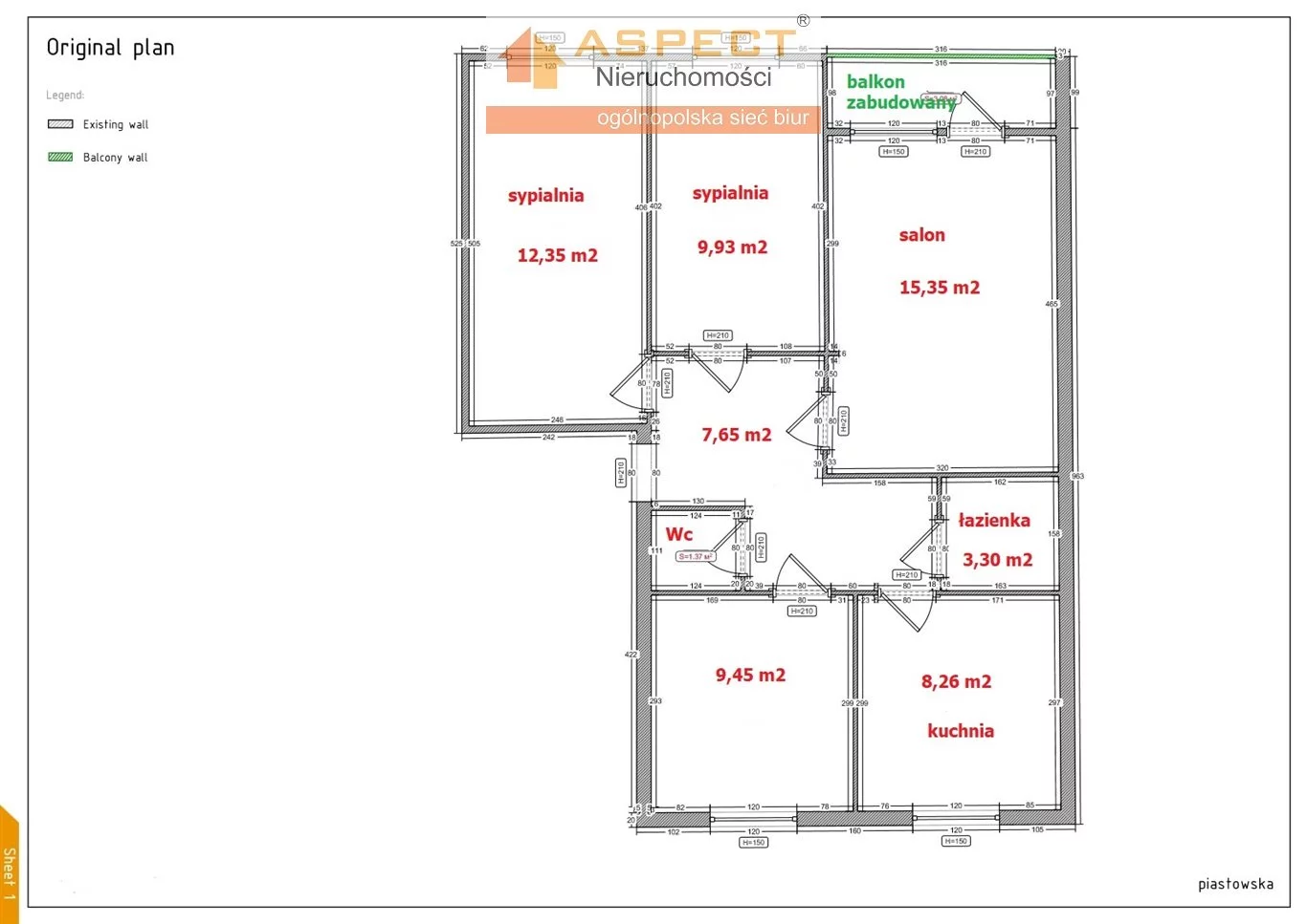 4 pokoje, mieszkanie 67,00 m², piętro 2, oferta nr , ASM-MS-48962, Białystok, Piasta I, Piasta