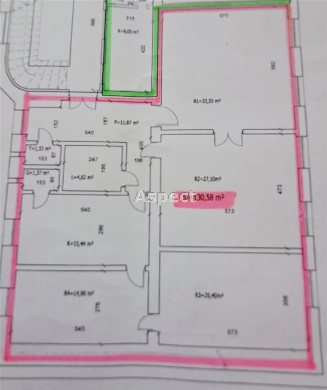 4 pokoje, mieszkanie 130,58 m², piętro 3, oferta nr , APK-MS-51277, Bielsko-Biała