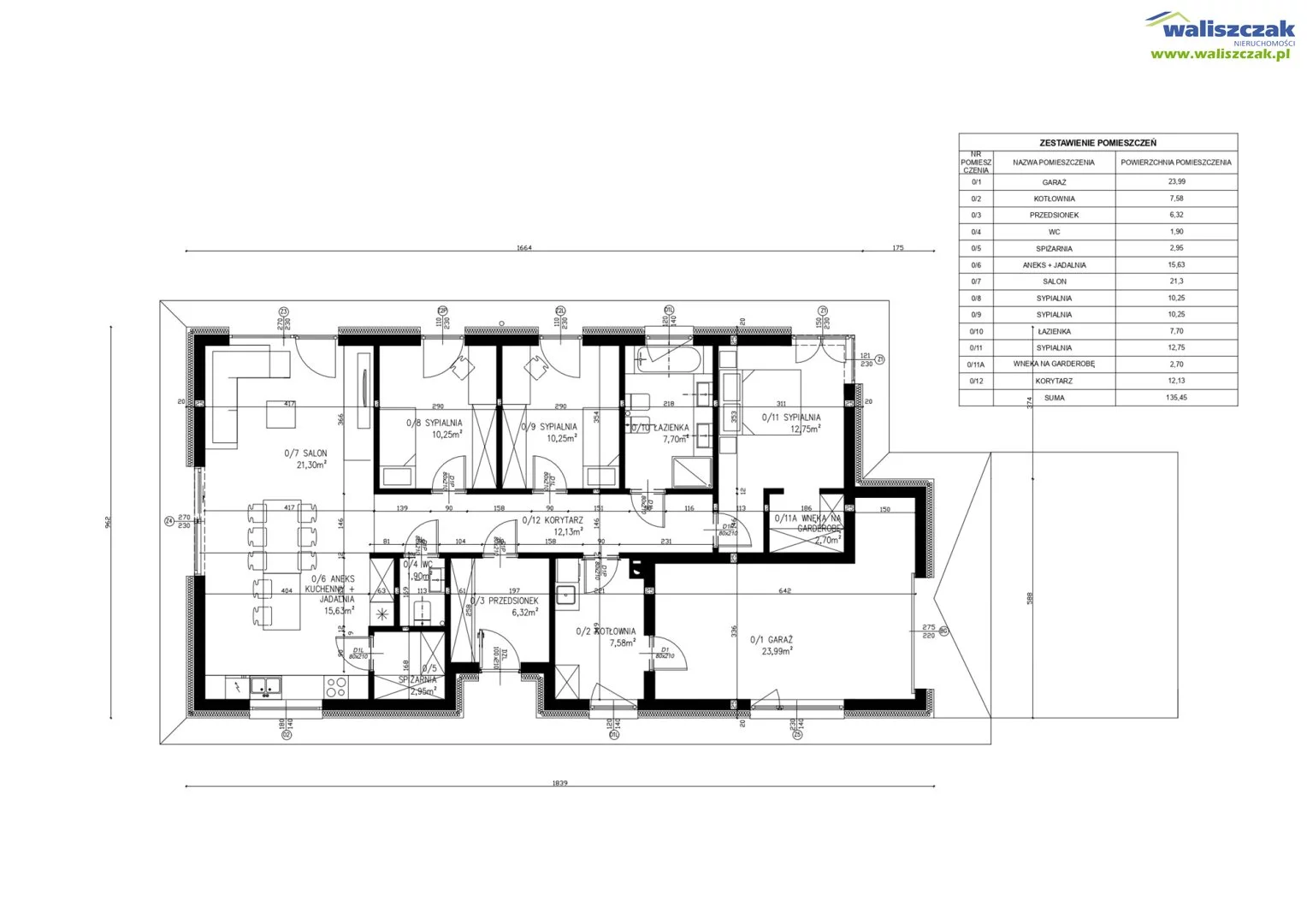 Dom 135,45 m², oferta nr , DS-14192-1, Piotrków Trybunalski, Moryca
