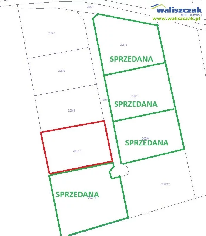 Działka 1 214,00 m², oferta nr , GS-14178, Sulejów