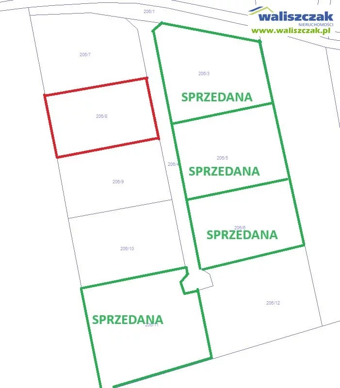 Działka 1 046,00 m², oferta nr , GS-14179, Sulejów
