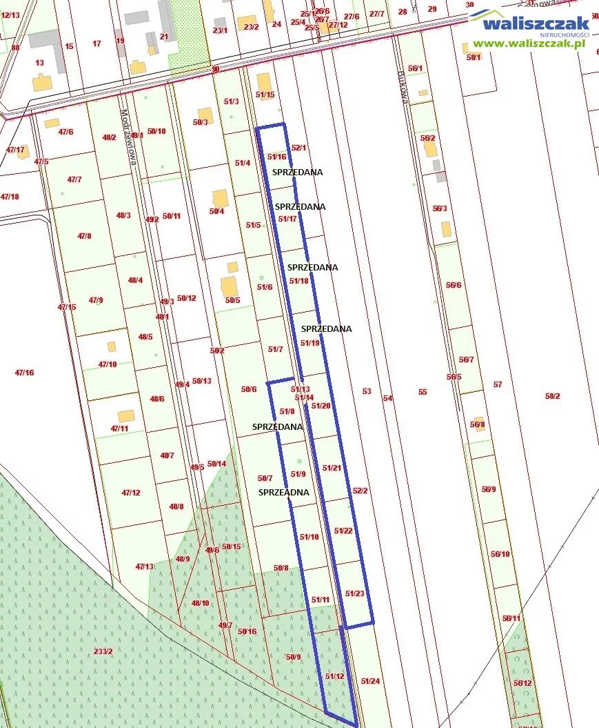 Działka 1 000,00 m², oferta nr , GS-14640-3, Wolbórz