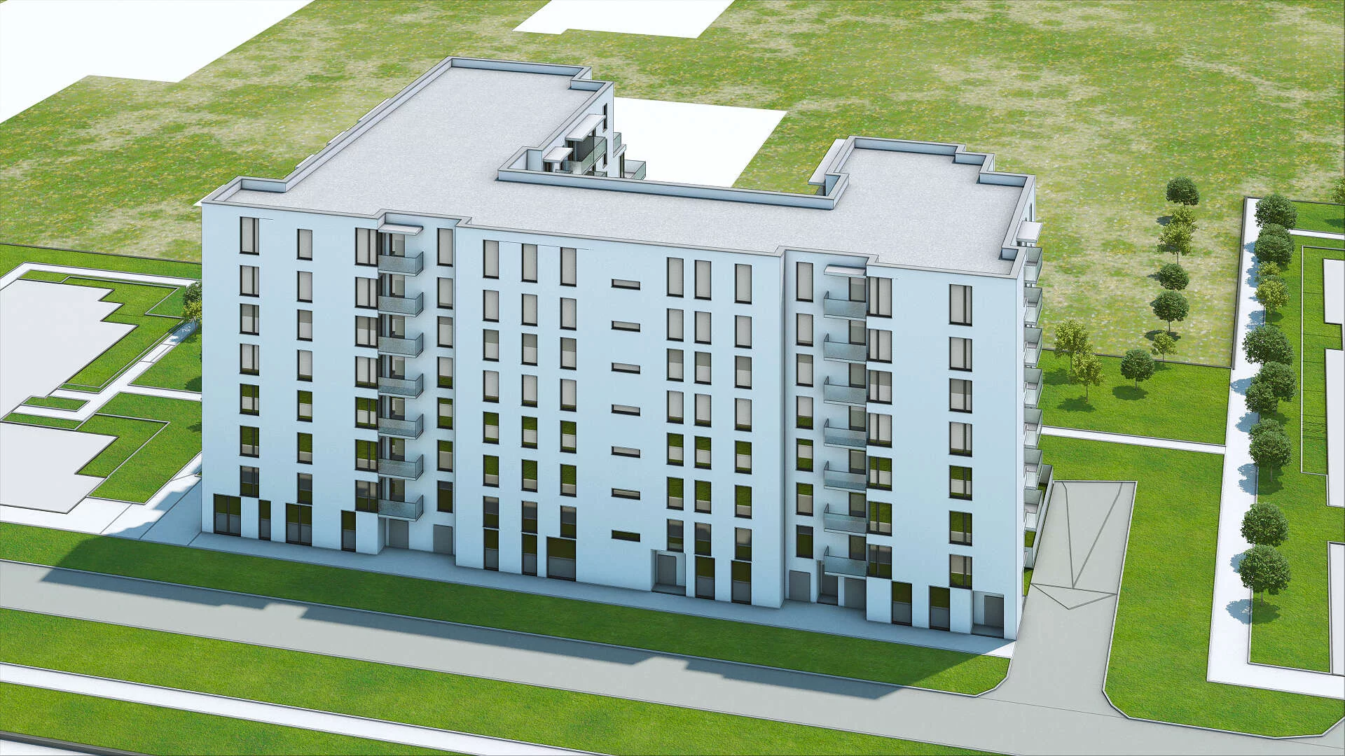 Wirtualna makieta 3D mieszkania 42.88 m², D4-D5/M147