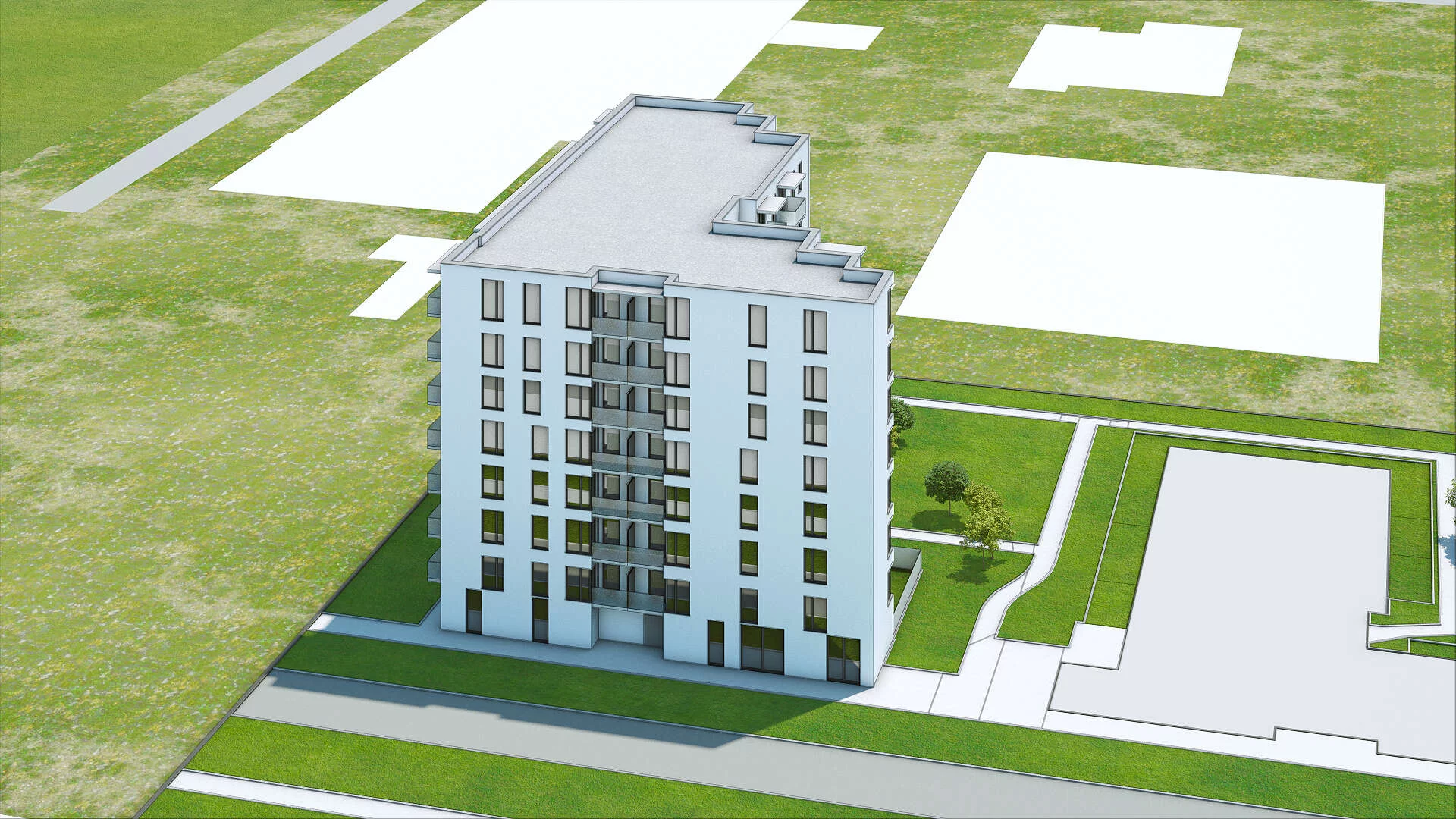 Wirtualna makieta 3D mieszkania 43.98 m², D4-D5/M160