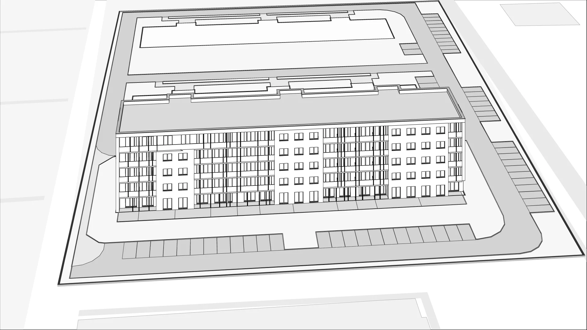 Wirtualna makieta 3D apartamentu 68.5 m², M.1.1