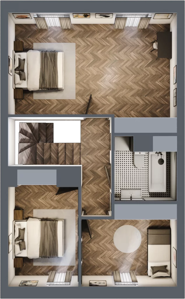 6 pokoi, mieszkanie 116,00 m², parter, oferta nr 39A, Małe Wilczyce, Wilczyce, ul. Zgodna / Życzliwa