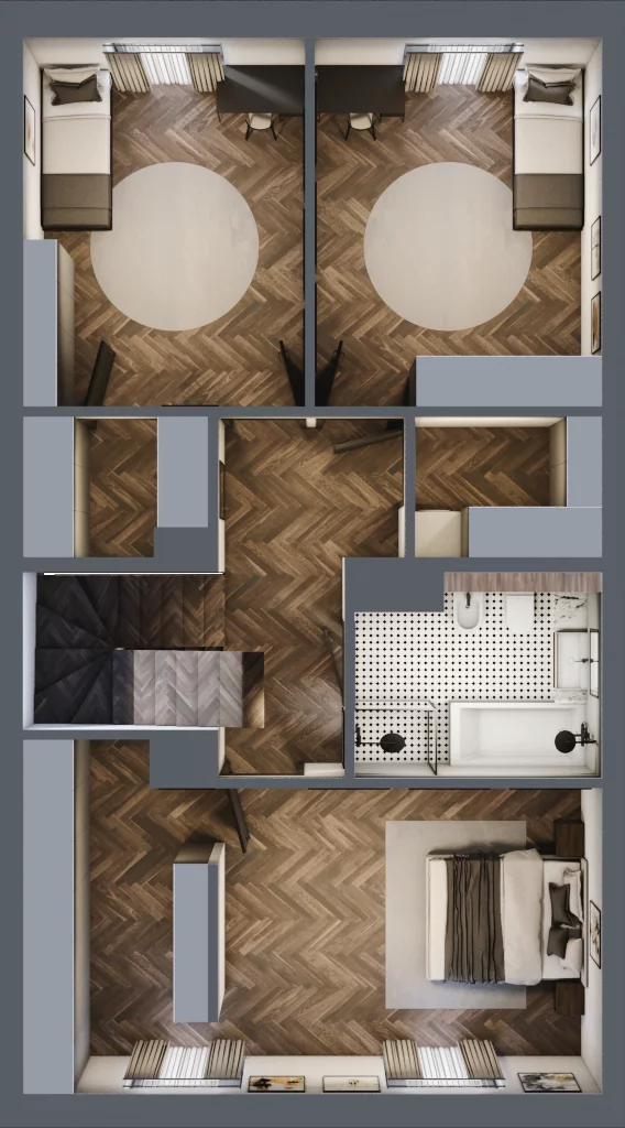 6 pokoi, mieszkanie 153,10 m², parter, oferta nr 23, Małe Wilczyce, Wilczyce, ul. Zgodna / Życzliwa