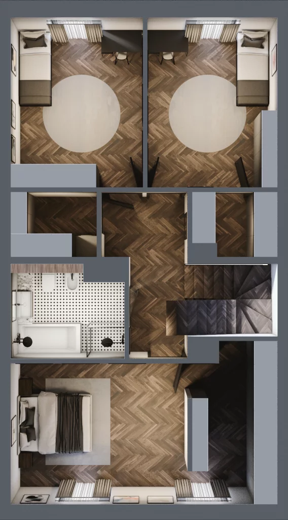 6 pokoi, mieszkanie 153,10 m², parter, oferta nr 26, Małe Wilczyce, Wilczyce, ul. Zgodna / Życzliwa