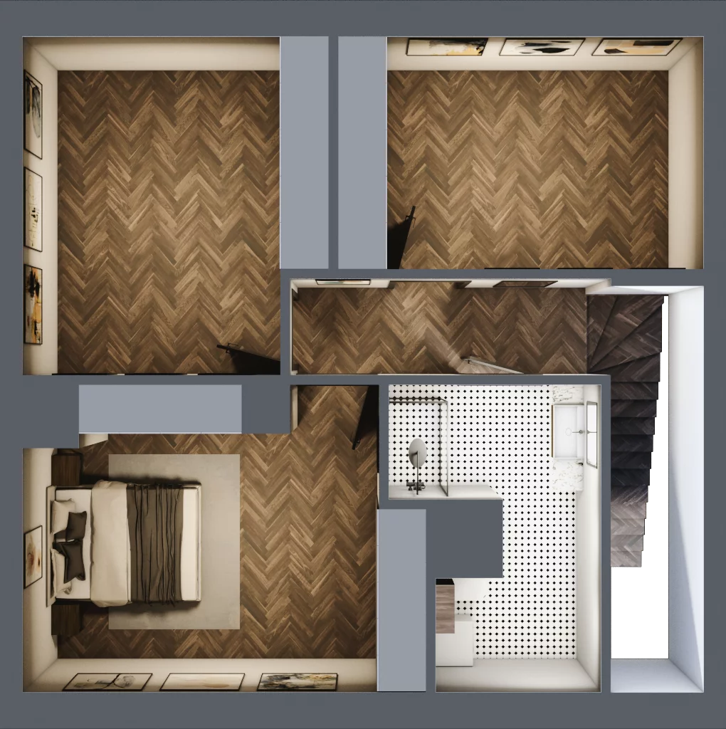 3 pokoje, mieszkanie 61,20 m², piętro 1, oferta nr 8A, Małe Wilczyce, Wilczyce, ul. Zgodna / Życzliwa