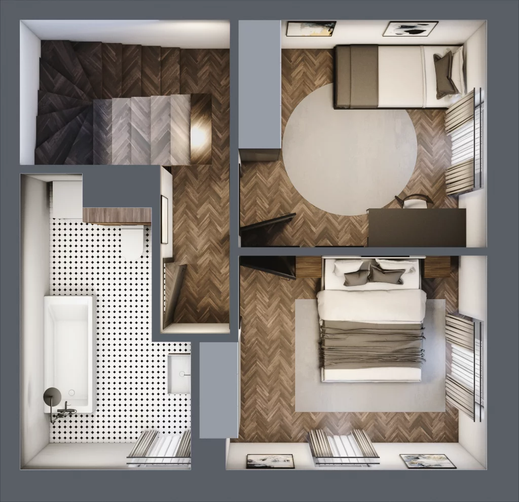 5 pokoi, mieszkanie 92,00 m², parter, oferta nr 22, Małe Wilczyce, Wilczyce, ul. Zgodna / Życzliwa