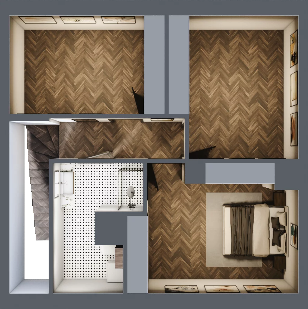 3 pokoje, mieszkanie 61,20 m², piętro 1, oferta nr 7A, Małe Wilczyce, Wilczyce, ul. Zgodna / Życzliwa
