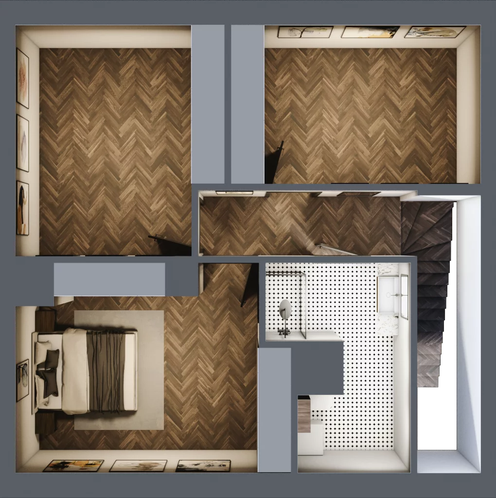 3 pokoje, mieszkanie 61,20 m², piętro 1, oferta nr 10A, Małe Wilczyce, Wilczyce, ul. Zgodna / Życzliwa