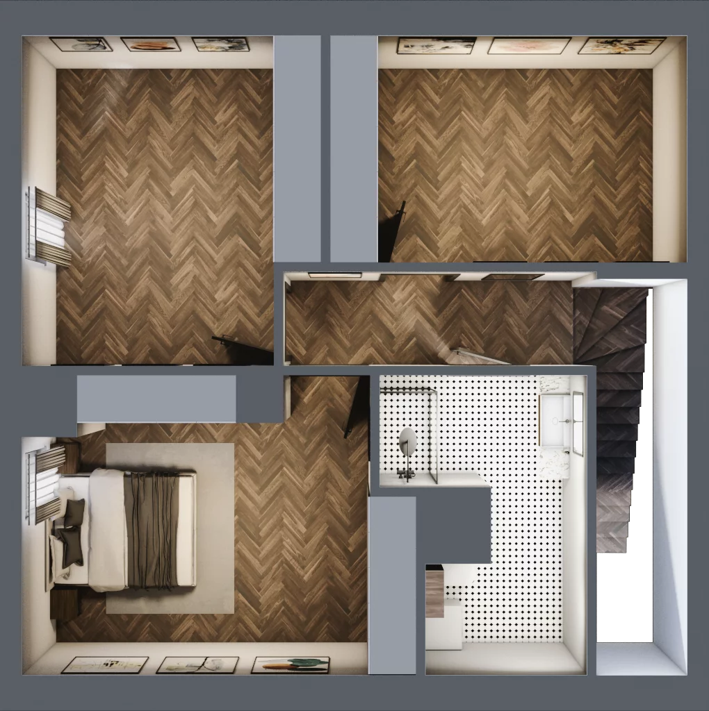 3 pokoje, mieszkanie 61,20 m², piętro 1, oferta nr 6A, Małe Wilczyce, Wilczyce, ul. Zgodna / Życzliwa