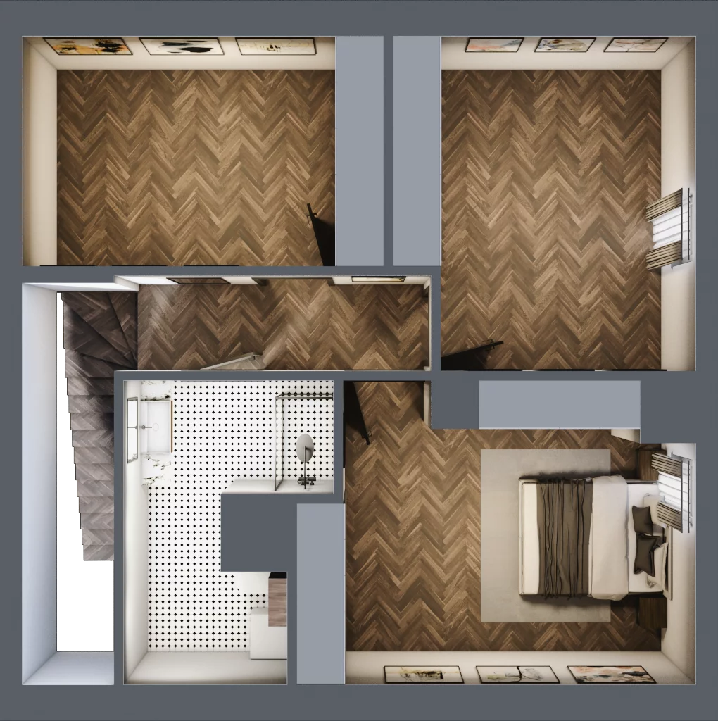 3 pokoje, mieszkanie 61,20 m², piętro 1, oferta nr 13A, Małe Wilczyce, Wilczyce, ul. Zgodna / Życzliwa