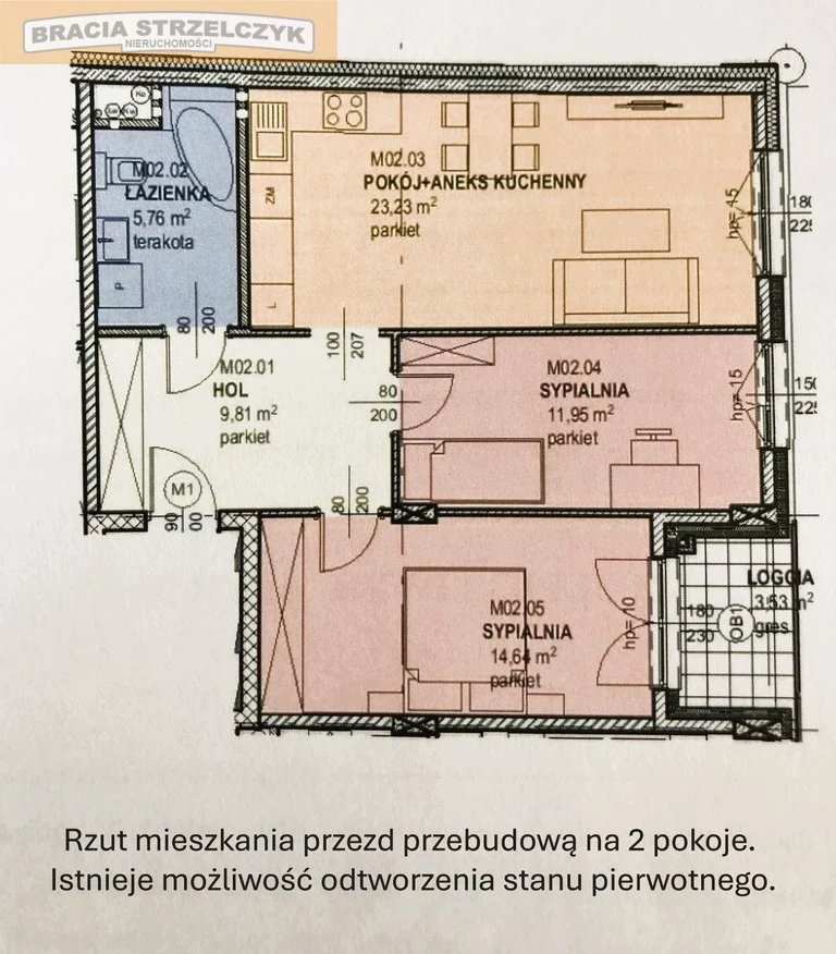 2 pokoje, mieszkanie 68,05 m², piętro 1, oferta nr , 805/9046/OMS, Pruszków, Kościelna