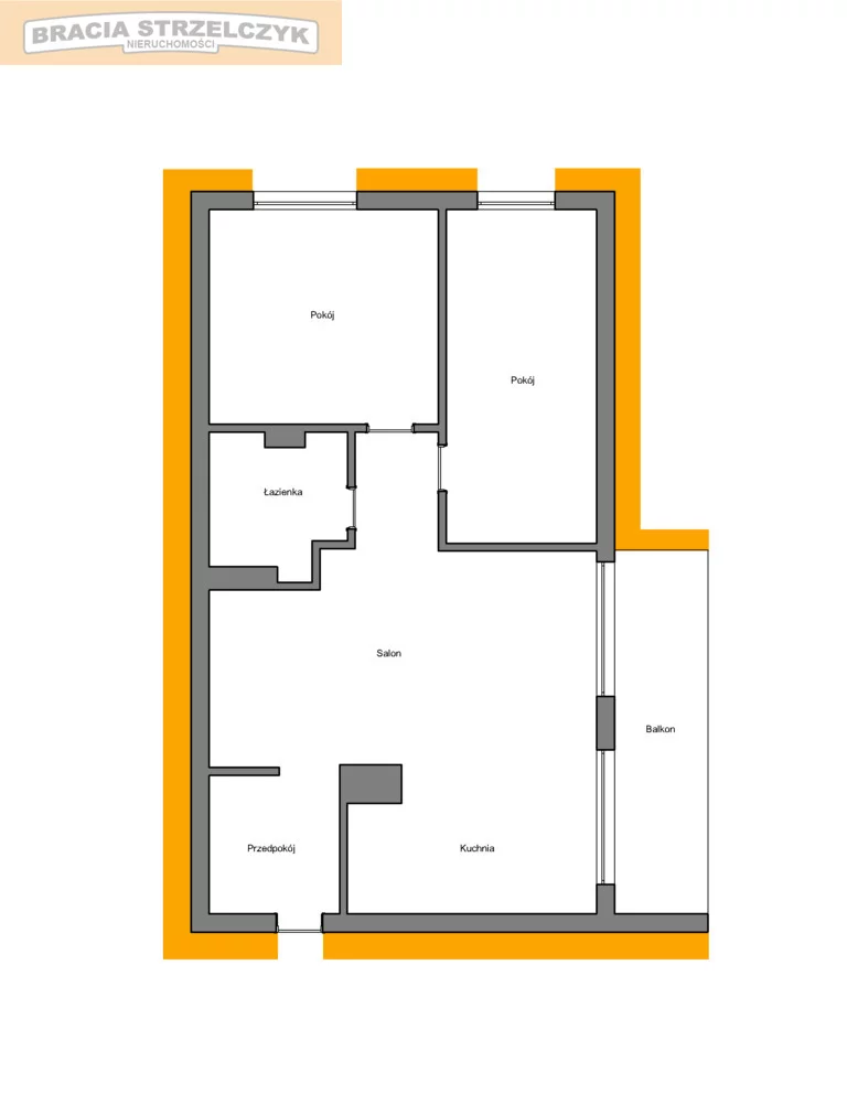 3 pokoje, apartament 47,76 m², piętro 1, oferta nr , 807/9046/OMS, Warszawa, Śródmieście, Śródmieście, Bonifraterska