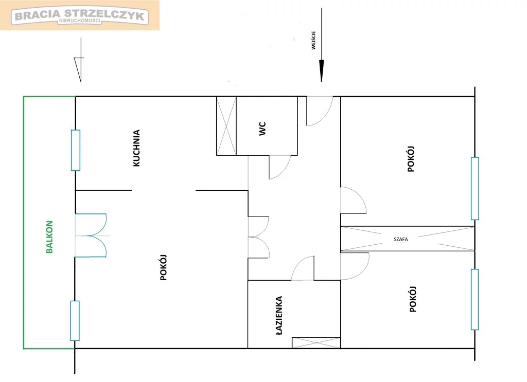 3 pokoje, mieszkanie 79,50 m², piętro 3, oferta nr , 854/9046/OMS, Warszawa, Mokotów, Mokotów, Melomanów