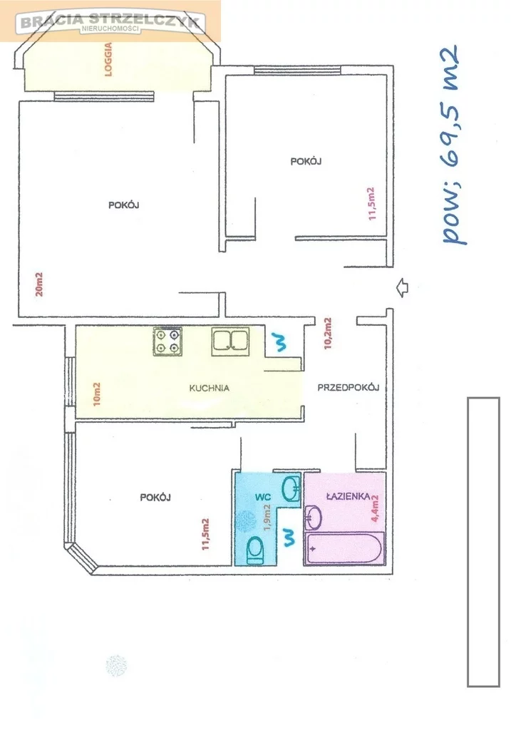 3 pokoje, mieszkanie 69,50 m², piętro 10, oferta nr , 847/9046/OMS, Warszawa, Wola, Wola, Skierniewicka