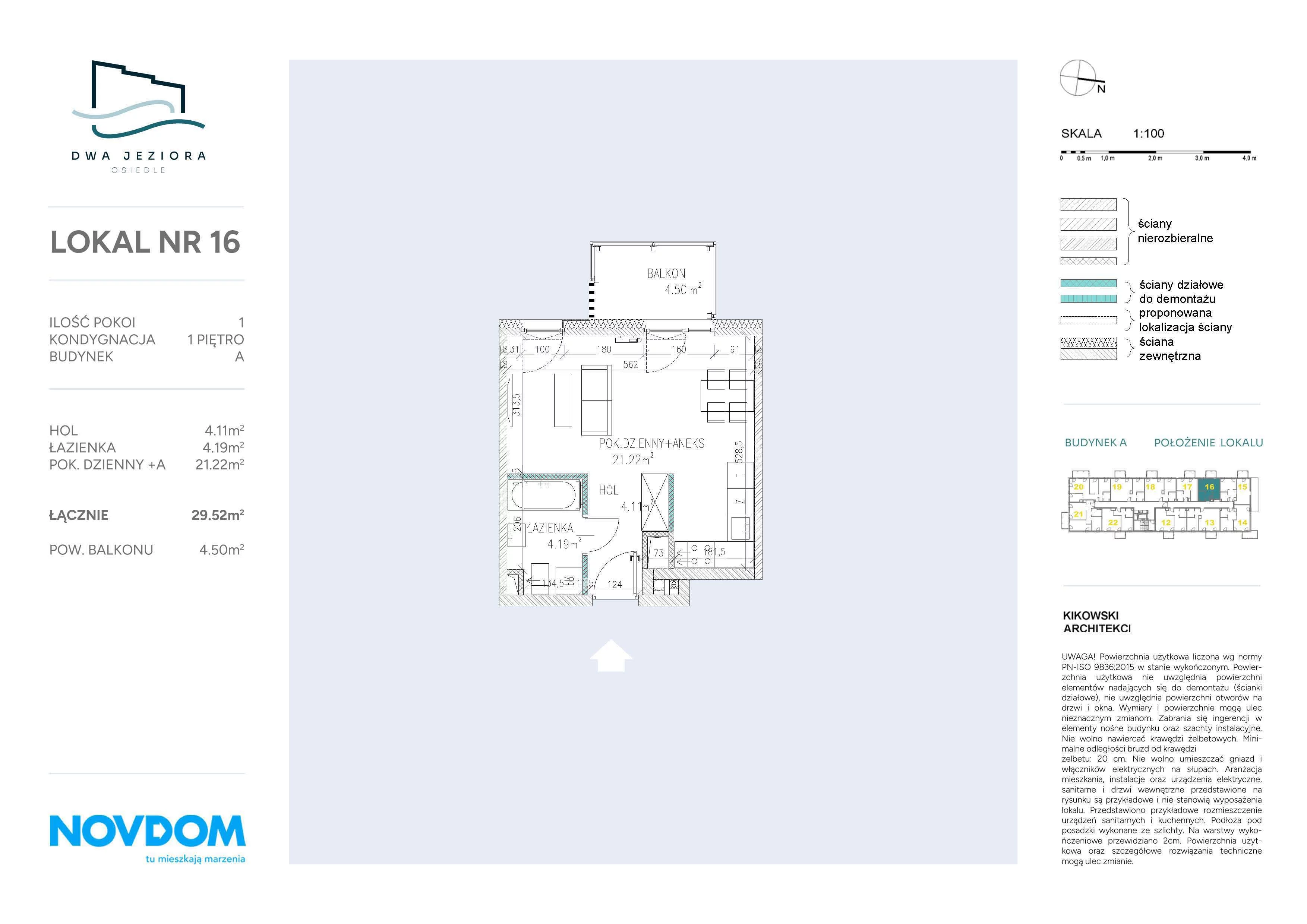 Apartament 29,52 m², piętro 1, oferta nr A/16, Dwa Jeziora, Olsztyn, Gutkowo, ul. Bałtycka