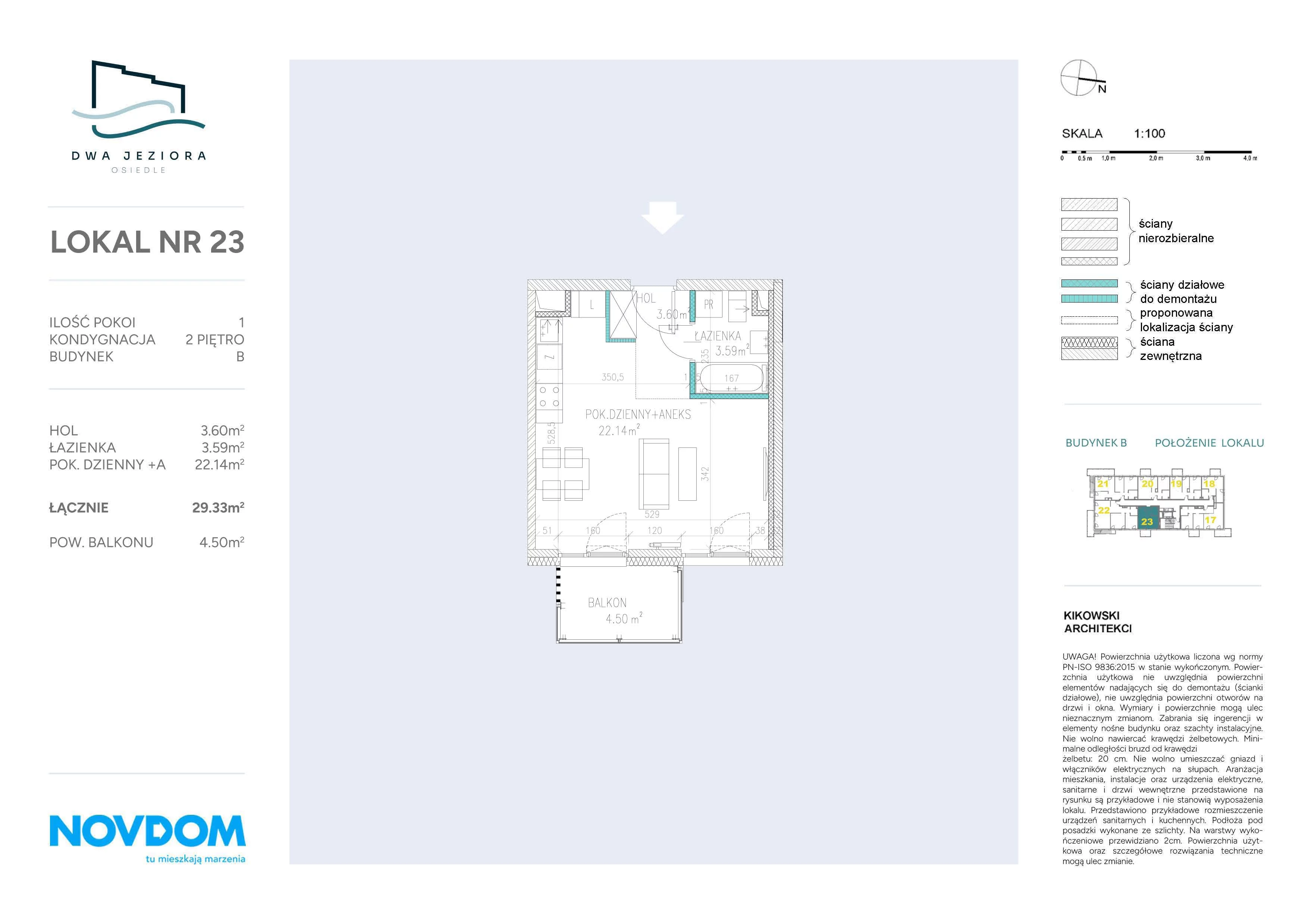 Apartament 29,33 m², piętro 2, oferta nr B/23, Dwa Jeziora, Olsztyn, Gutkowo, ul. Bałtycka