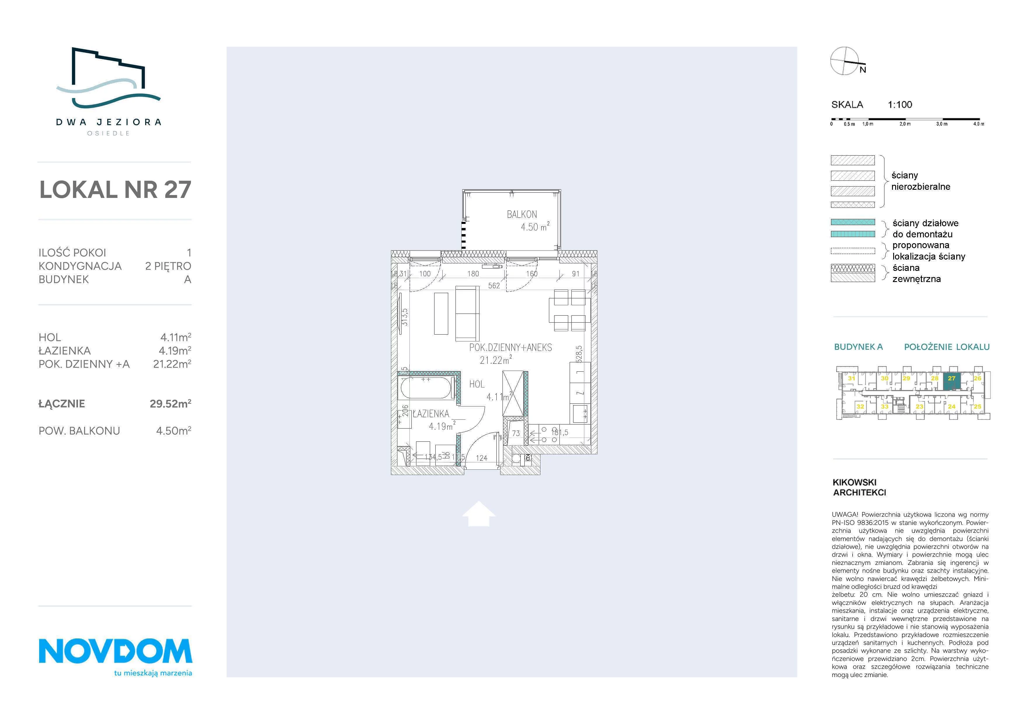 Apartament 29,52 m², piętro 2, oferta nr A/27, Dwa Jeziora, Olsztyn, Gutkowo, ul. Bałtycka