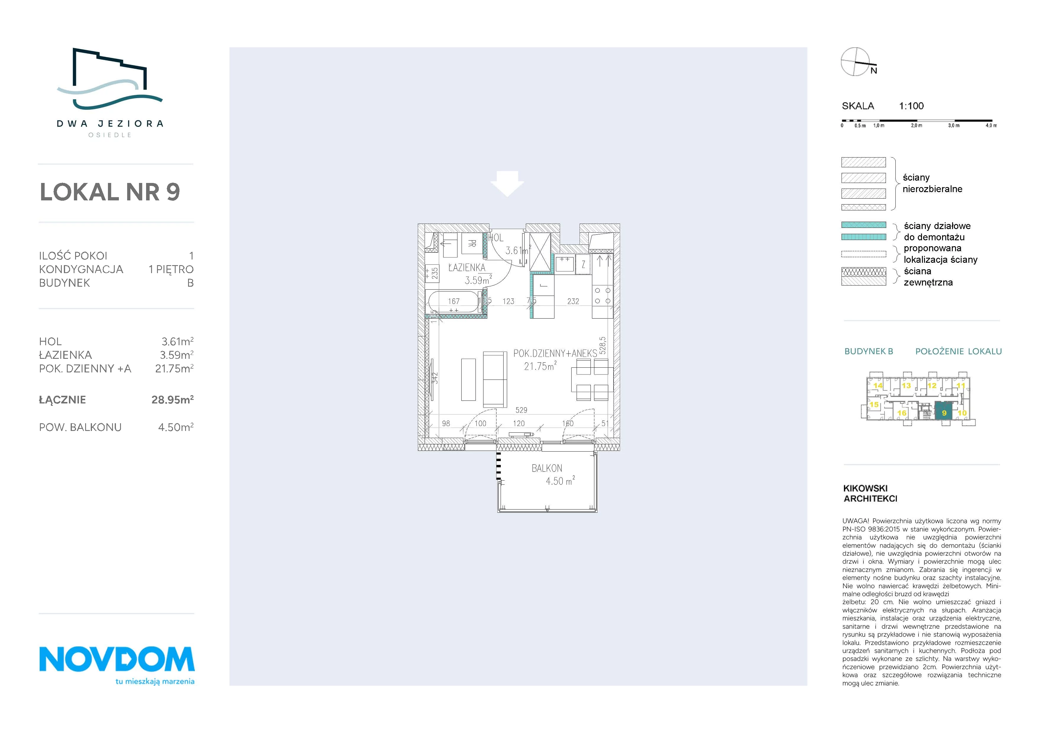 Apartament 28,95 m², piętro 1, oferta nr B/9, Dwa Jeziora, Olsztyn, Gutkowo, ul. Bałtycka