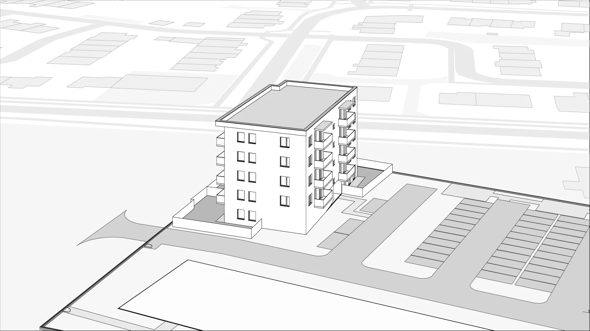 Wirtualna makieta 3D apartamentu 48.64 m², F/18