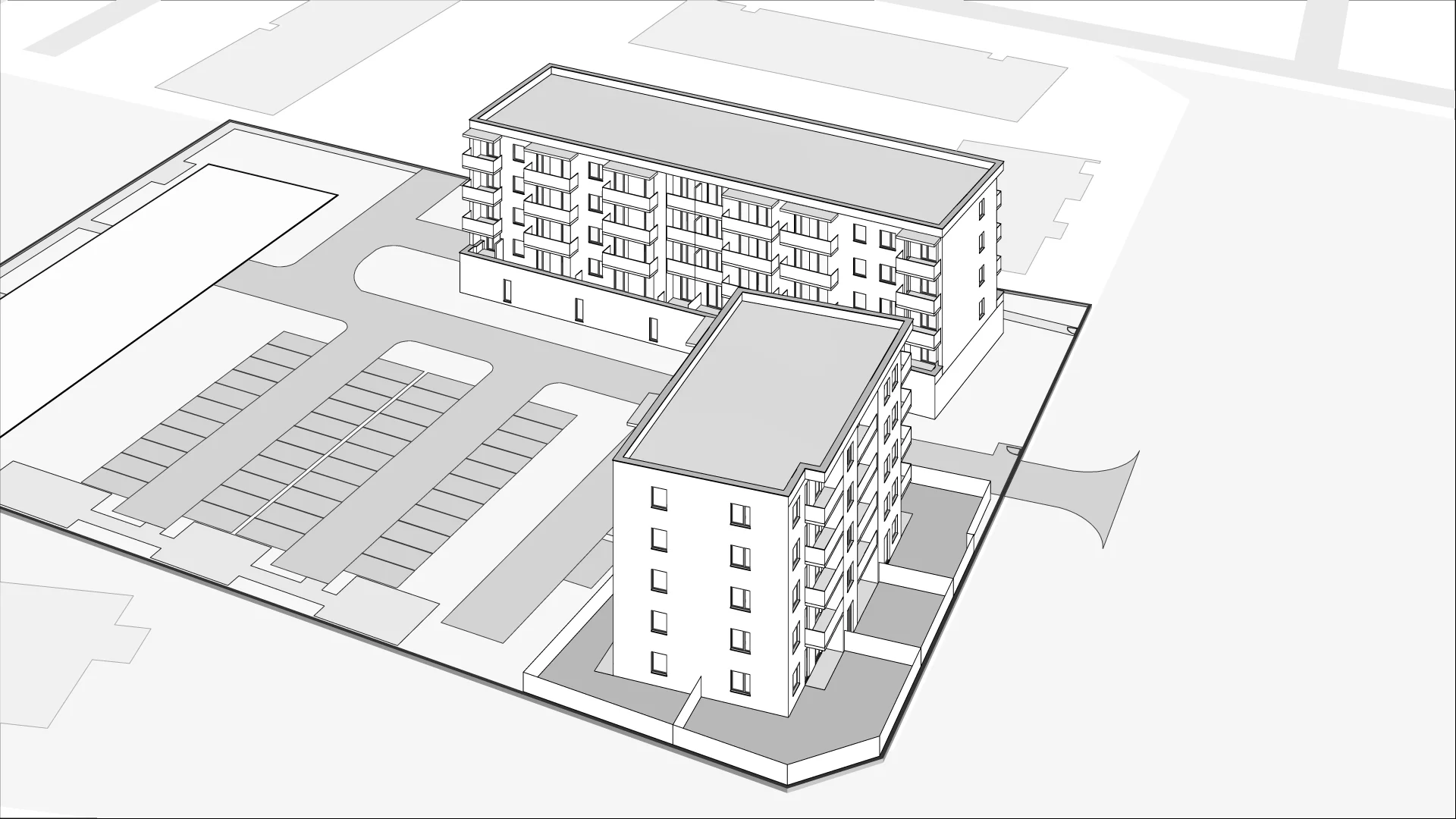 Wirtualna makieta 3D inwestycji Osiedle Botaników EF