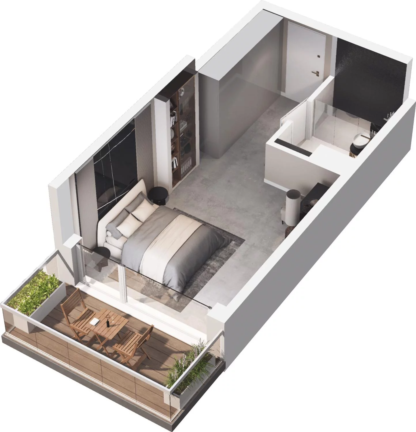 1 pokój, apartament inwestycyjny 24,00 m², piętro 1, oferta nr A6.23, Grano Hotel Solmarina, Wiślinka, ul. Łąkowa