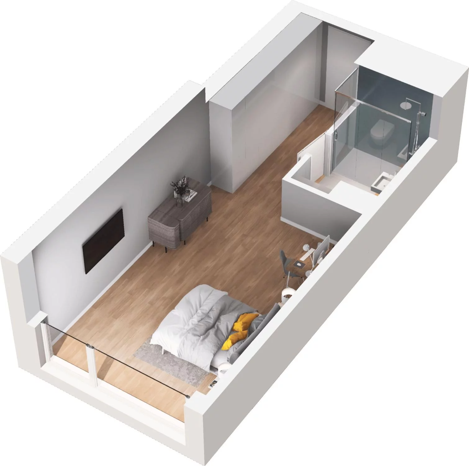 1 pokój, apartament inwestycyjny 28,63 m², piętro 1, oferta nr A6.29, Grano Hotel Solmarina, Wiślinka, ul. Łąkowa