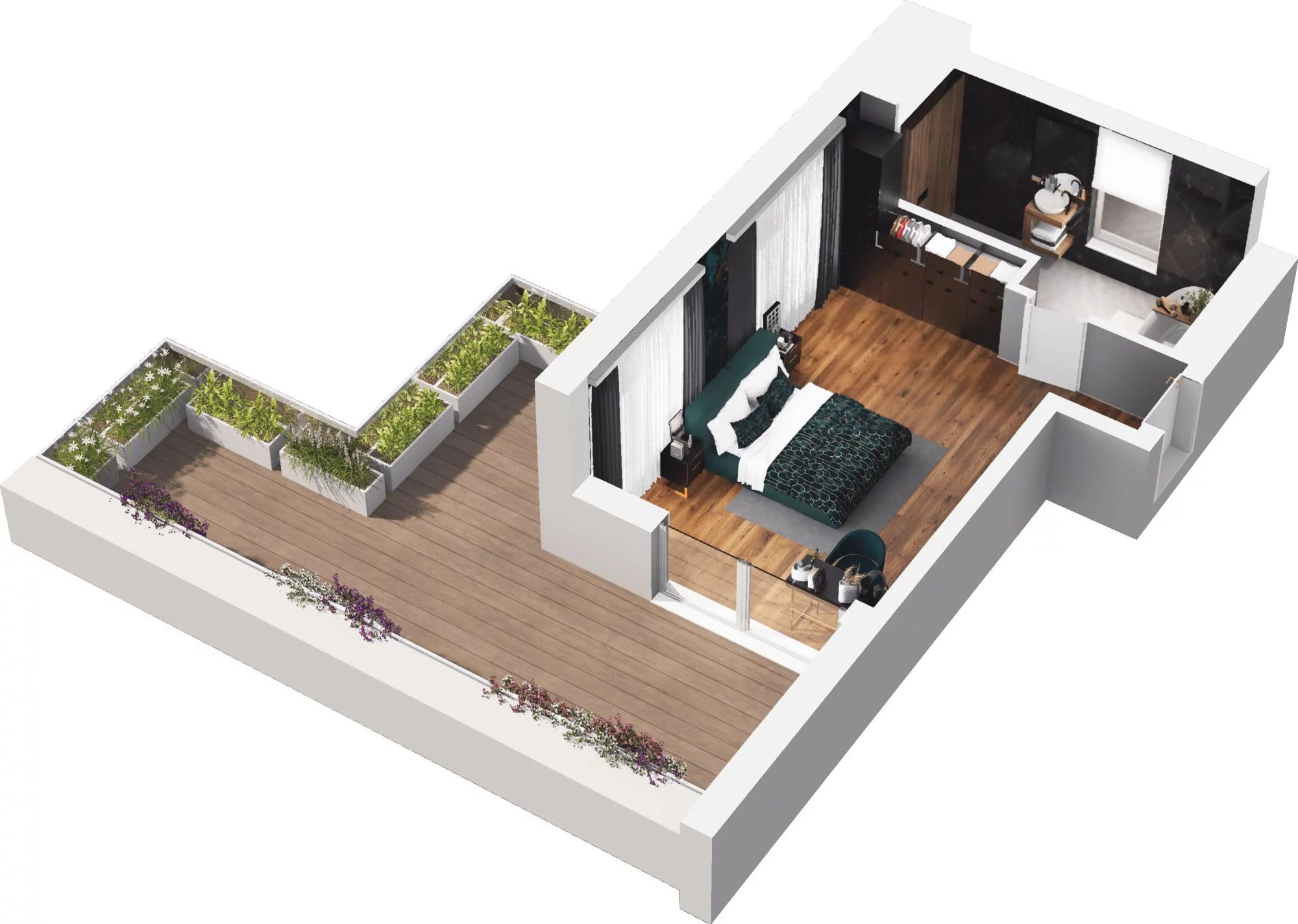 1 pokój, apartament inwestycyjny 26,63 m², piętro 3, oferta nr A6.88, Grano Hotel Solmarina, Wiślinka, ul. Łąkowa