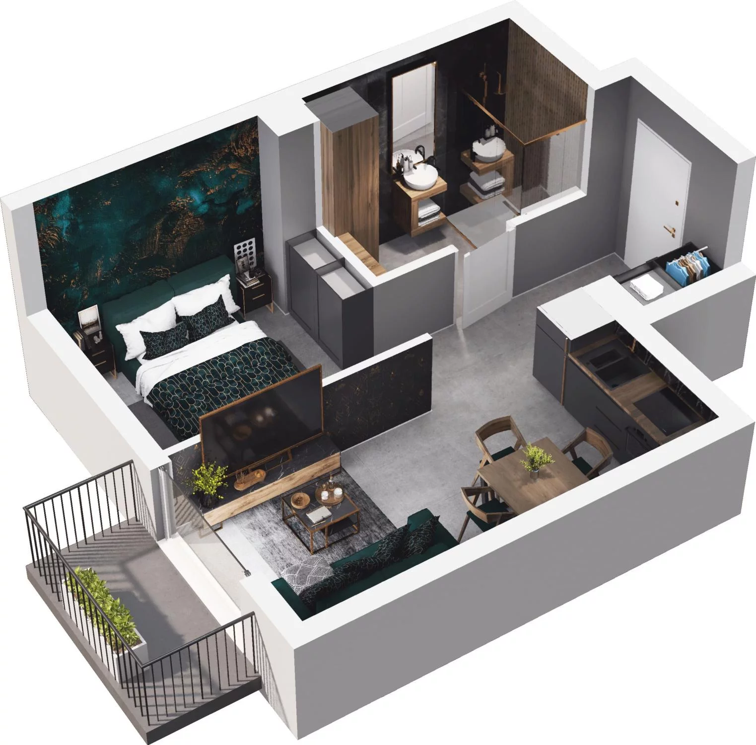 1 pokój, apartament 30,63 m², piętro 2, oferta nr 4.19, Trimare, Sztutowo, ul. Mierzeja Park