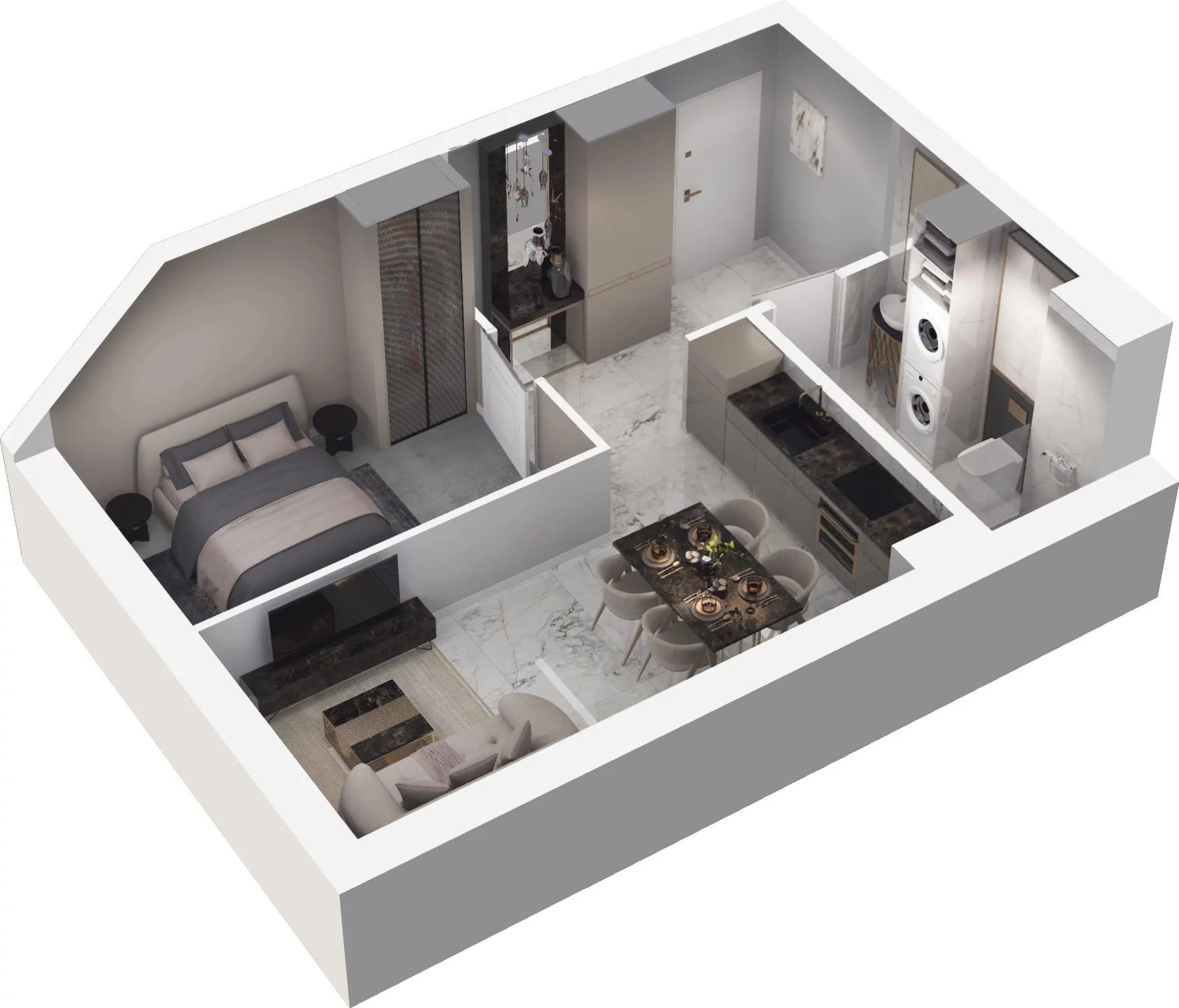 1 pokój, apartament 32,48 m², piętro 2, oferta nr 9.16, Trimare, Sztutowo, ul. Mierzeja Park