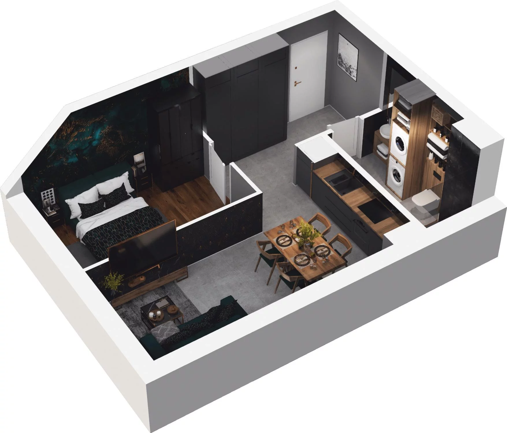 1 pokój, apartament 32,48 m², piętro 2, oferta nr 9.16, Trimare, Sztutowo, ul. Mierzeja Park