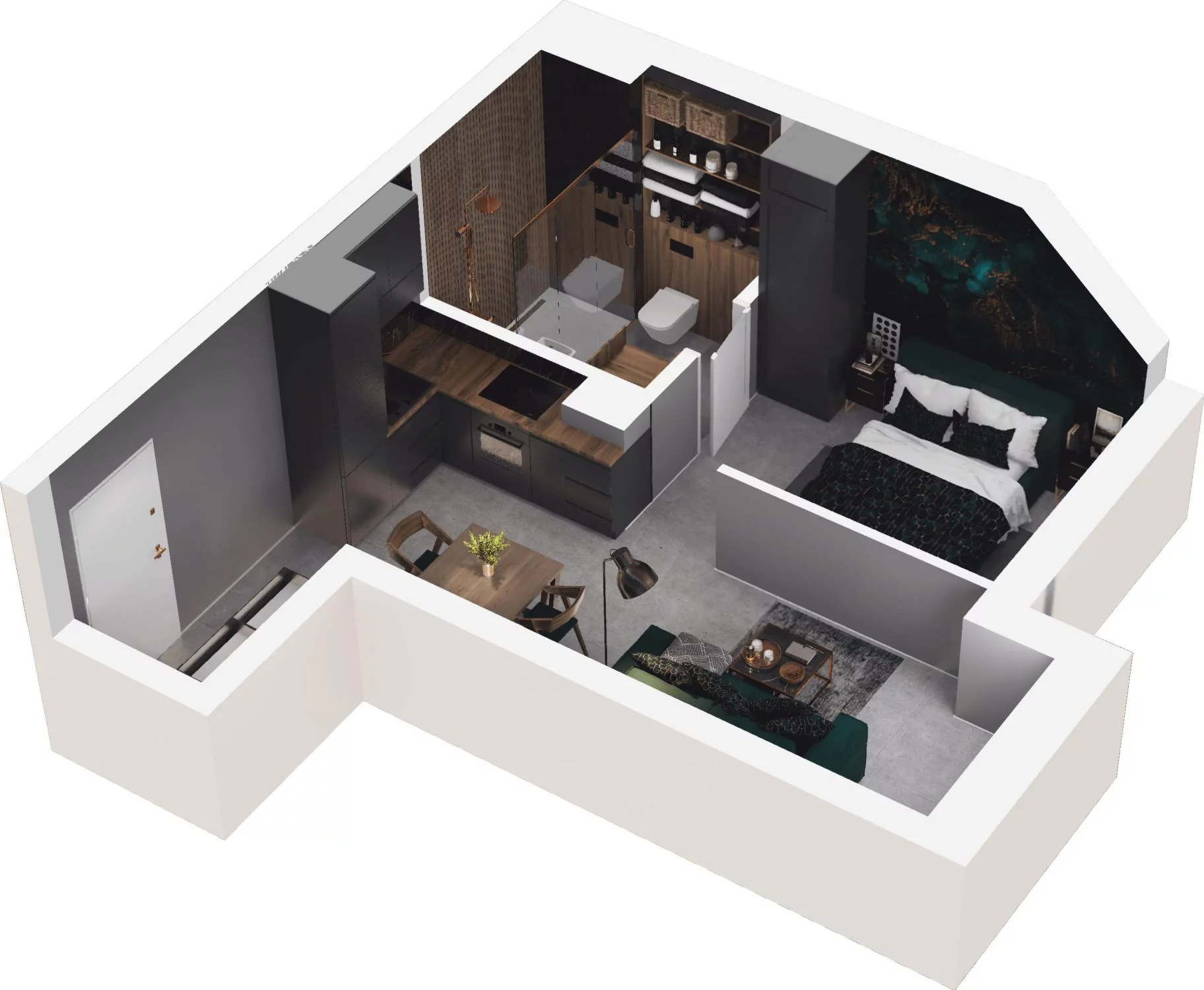 1 pokój, apartament 28,13 m², piętro 2, oferta nr 11.20, Trimare, Sztutowo, ul. Mierzeja Park