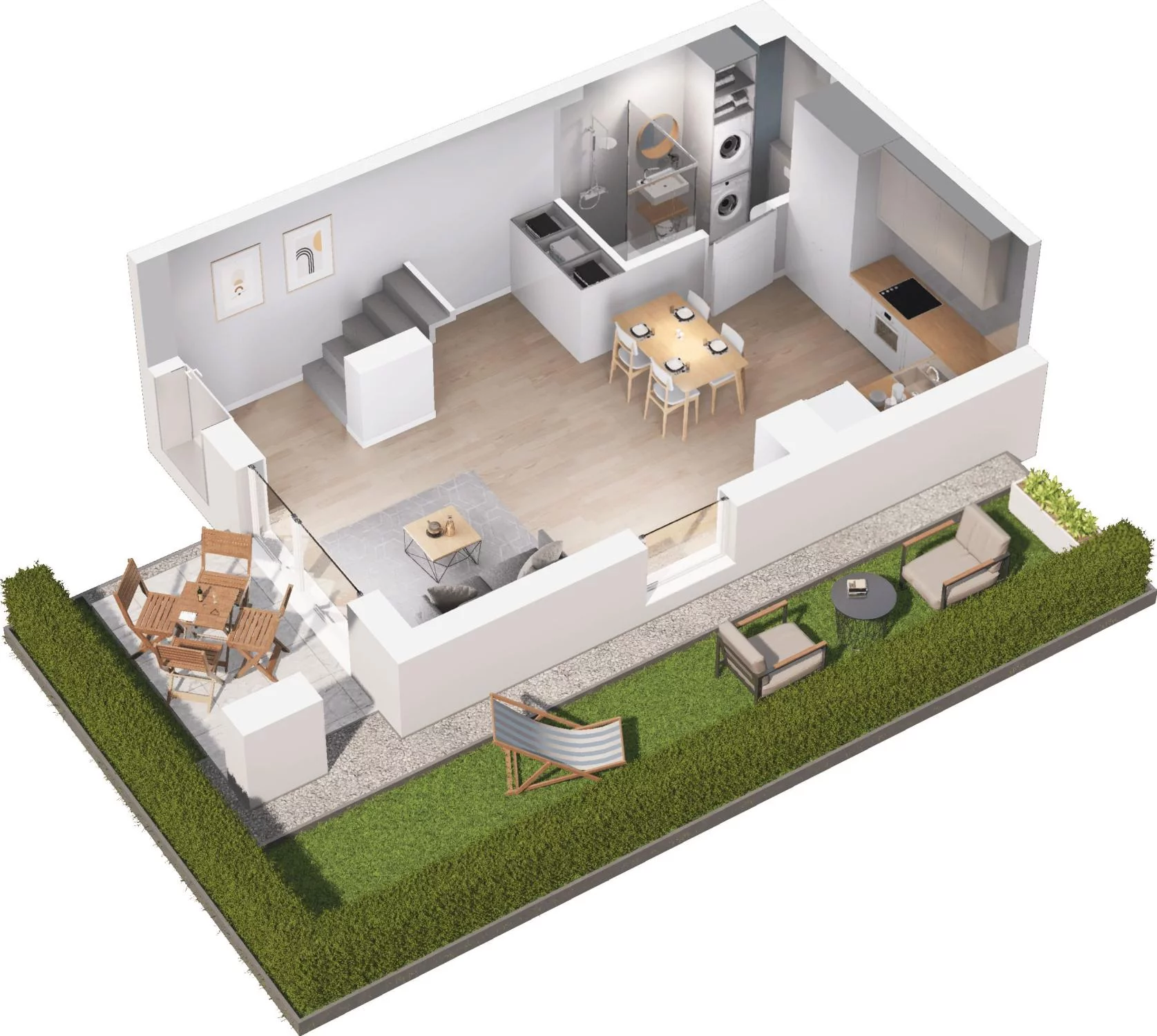 2 pokoje, apartament 64,36 m², parter, oferta nr 5.01, Pino Resort, Gdańsk, Wyspa Sobieszewska, Sobieszewo, ul. Turystyczna 90