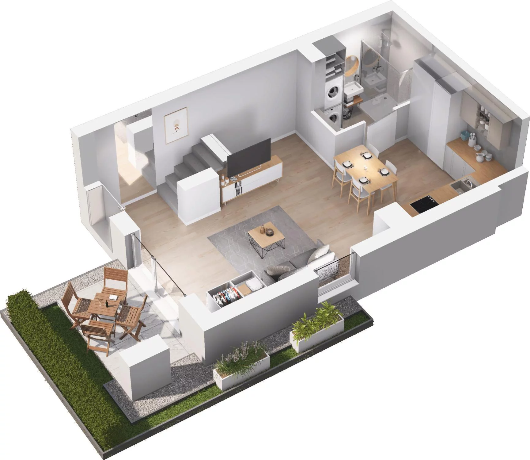 2 pokoje, apartament 69,45 m², parter, oferta nr 5.02, Pino Resort, Gdańsk, Wyspa Sobieszewska, Sobieszewo, ul. Turystyczna 90