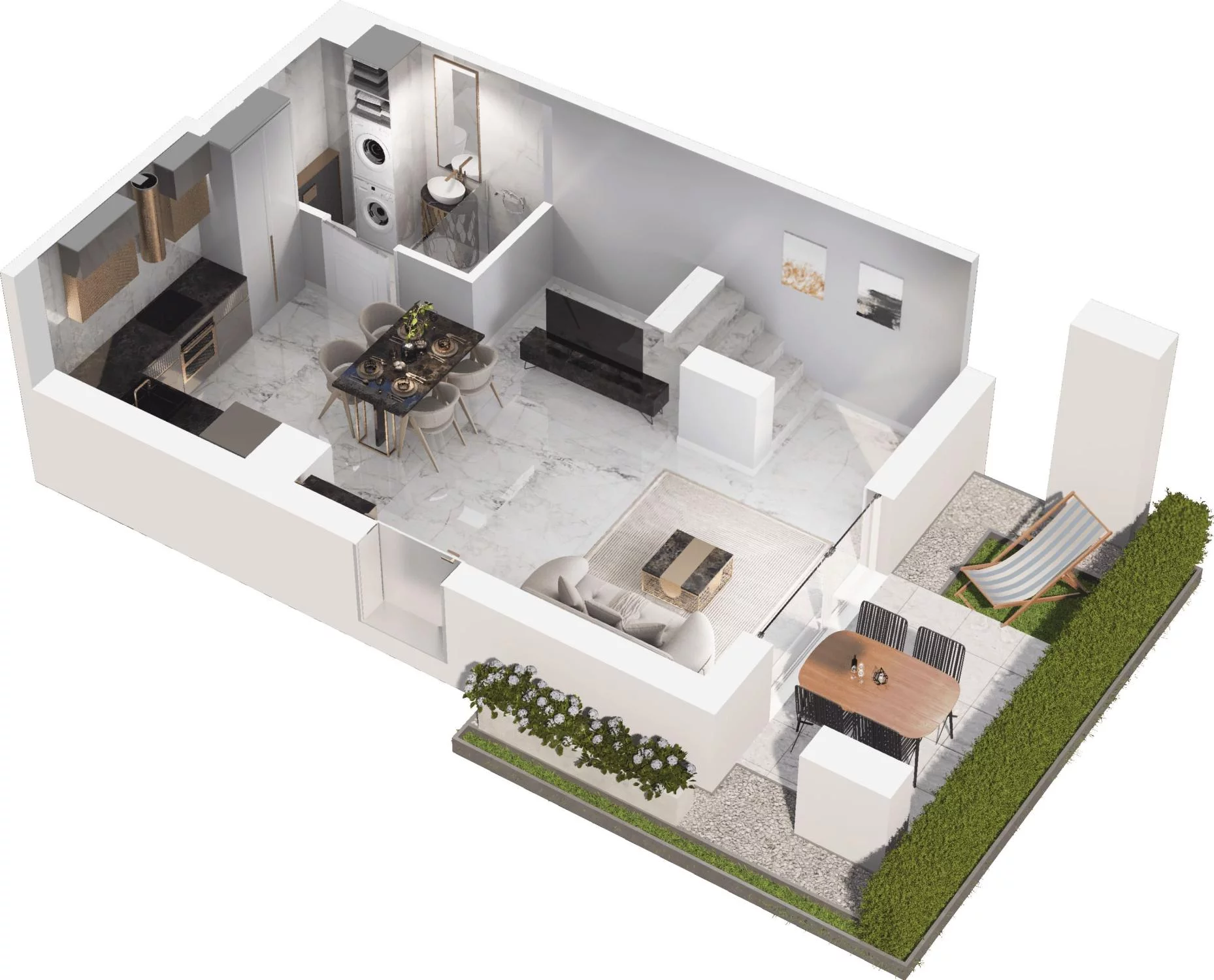 2 pokoje, apartament 63,66 m², parter, oferta nr 5.06, Pino Resort, Gdańsk, Wyspa Sobieszewska, Sobieszewo, ul. Turystyczna 90