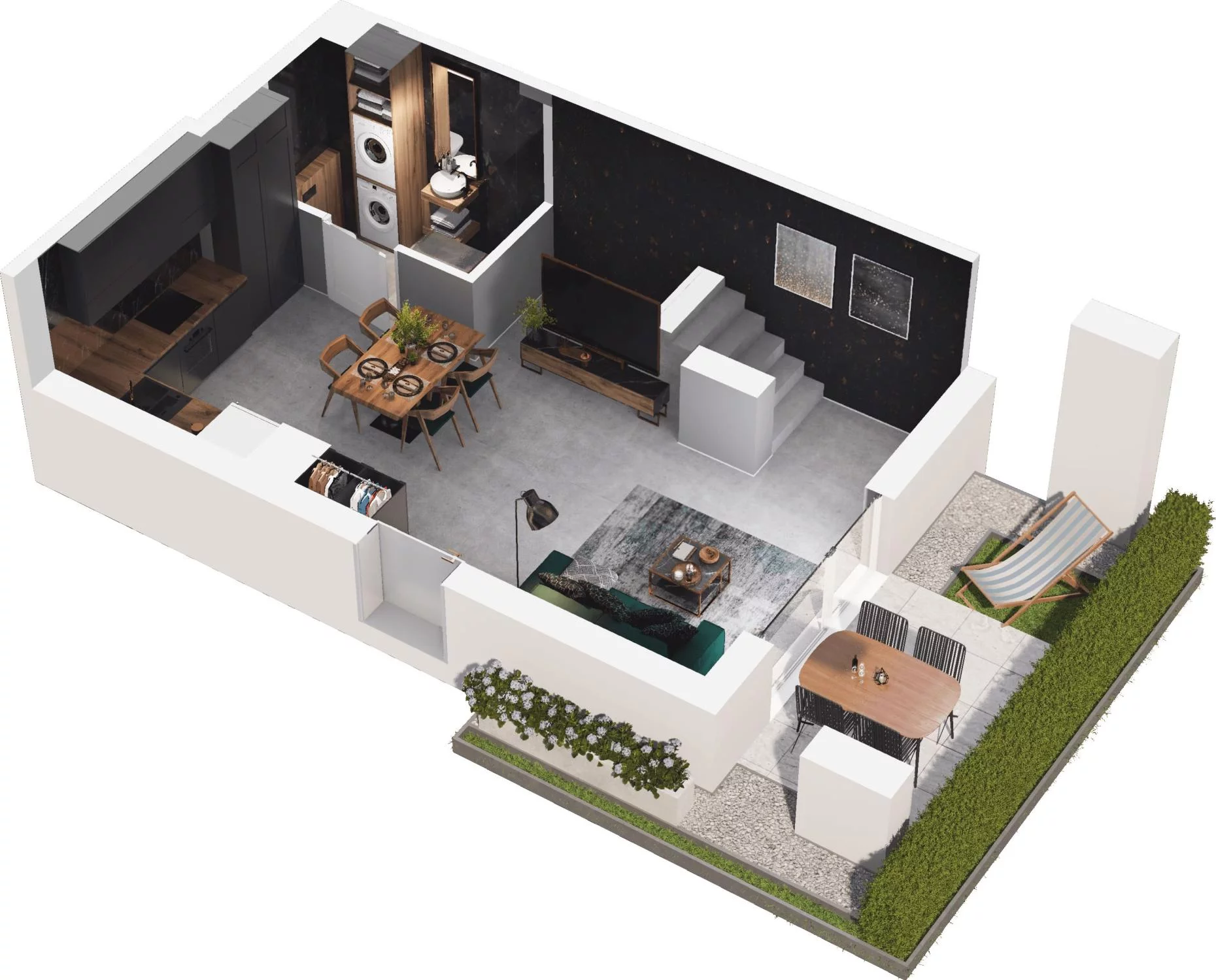 2 pokoje, apartament 63,66 m², parter, oferta nr 5.06, Pino Resort, Gdańsk, Wyspa Sobieszewska, Sobieszewo, ul. Turystyczna 90