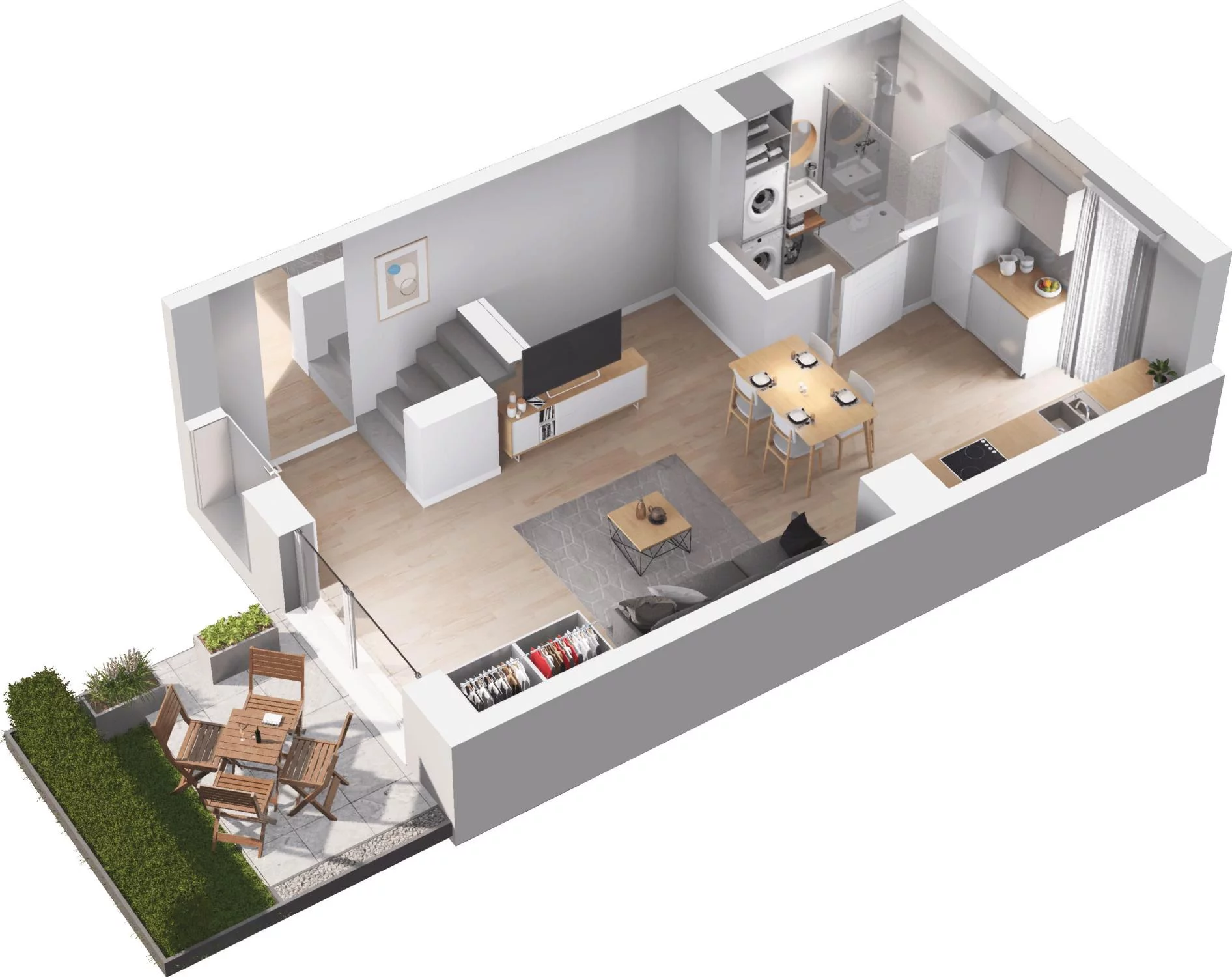 2 pokoje, apartament 68,92 m², parter, oferta nr 5.07, Pino Resort, Gdańsk, Wyspa Sobieszewska, Sobieszewo, ul. Turystyczna 90