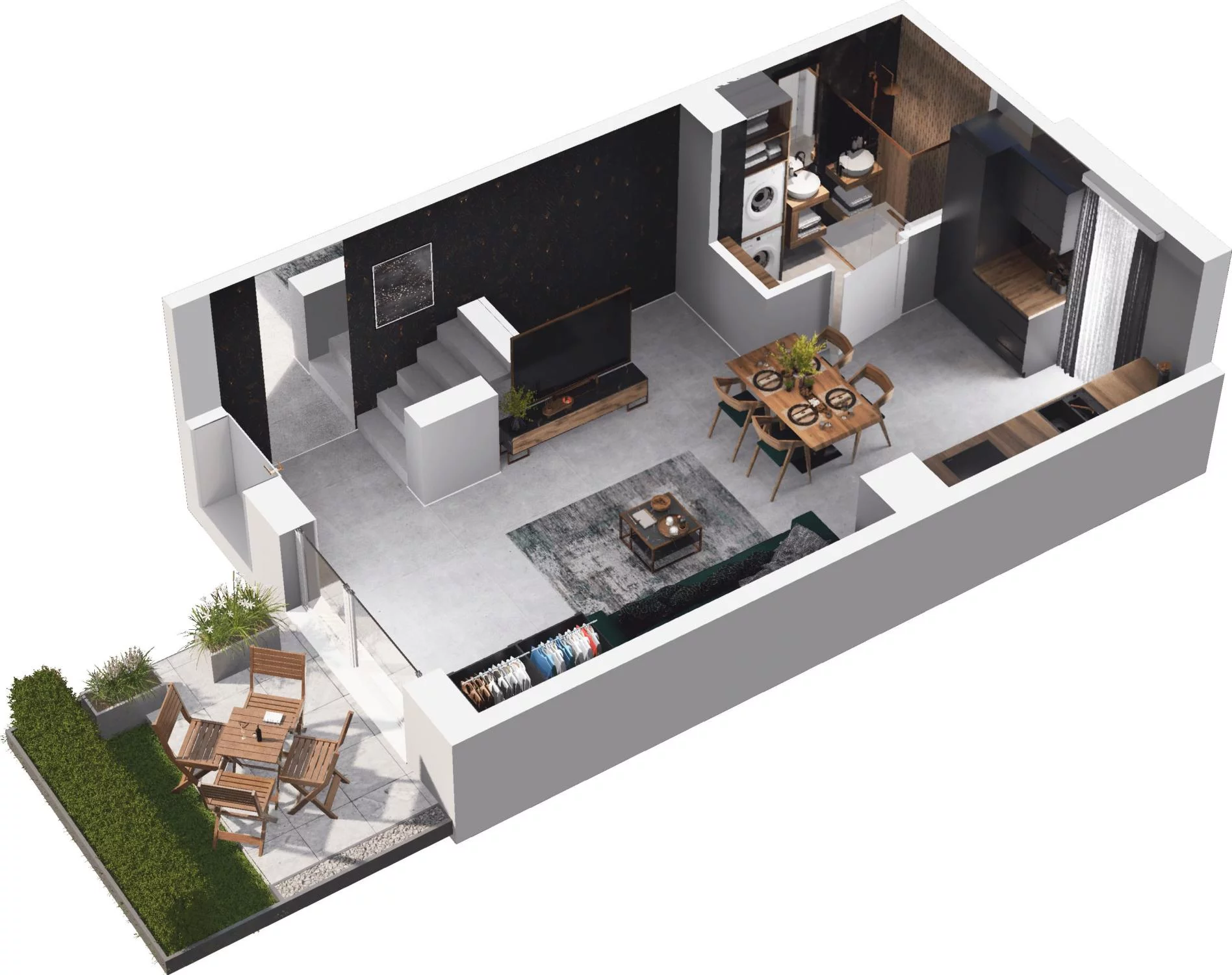 2 pokoje, apartament 68,92 m², parter, oferta nr 5.07, Pino Resort, Gdańsk, Wyspa Sobieszewska, Sobieszewo, ul. Turystyczna 90